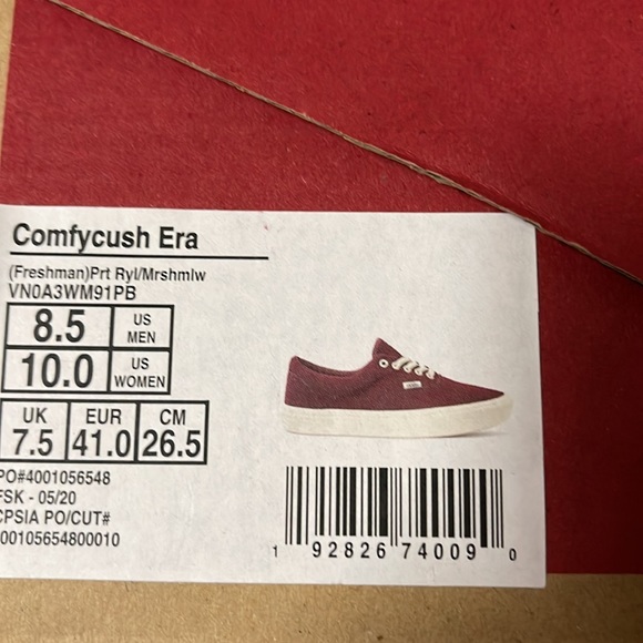 VANS COMFYCUSH ERA FRESHMAN PORT ROYAL/MARSHMALLOM WMNS Sneakers - Picture 15 of 15